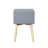 Side Table, Bedside Table With 2 Drawers, Mid-Century Modern Storage Nightstand, Small Bedside Table-2064229018