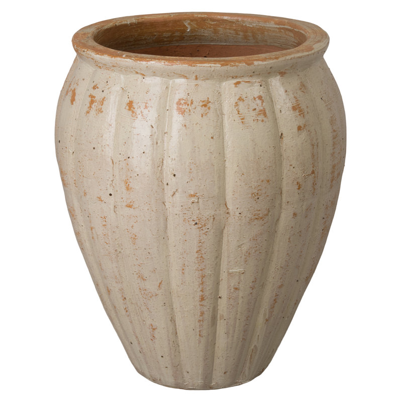 Pot à fleurs en céramique Efkea, H 27 po x l 22 po x P 22 po, 1