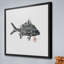 1 Piece Single Picture Frame Wall Art-20604482