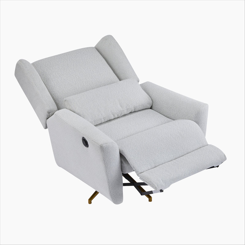 Electric Lift Recliner Chair With Remote Control, Comfortable And Supportive For Elderly And Injured, Light Gray