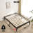 Solid Pine Wood Platform Bed Frame-799995199-799995184