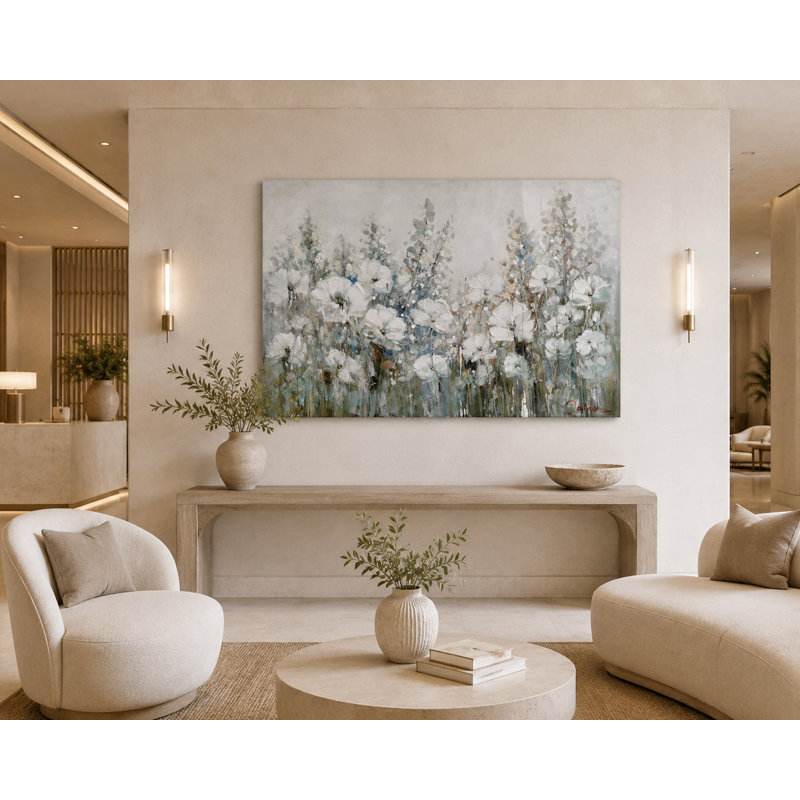 Peinture sur toile tendue, H 36 po x l 48 po x P 2 po