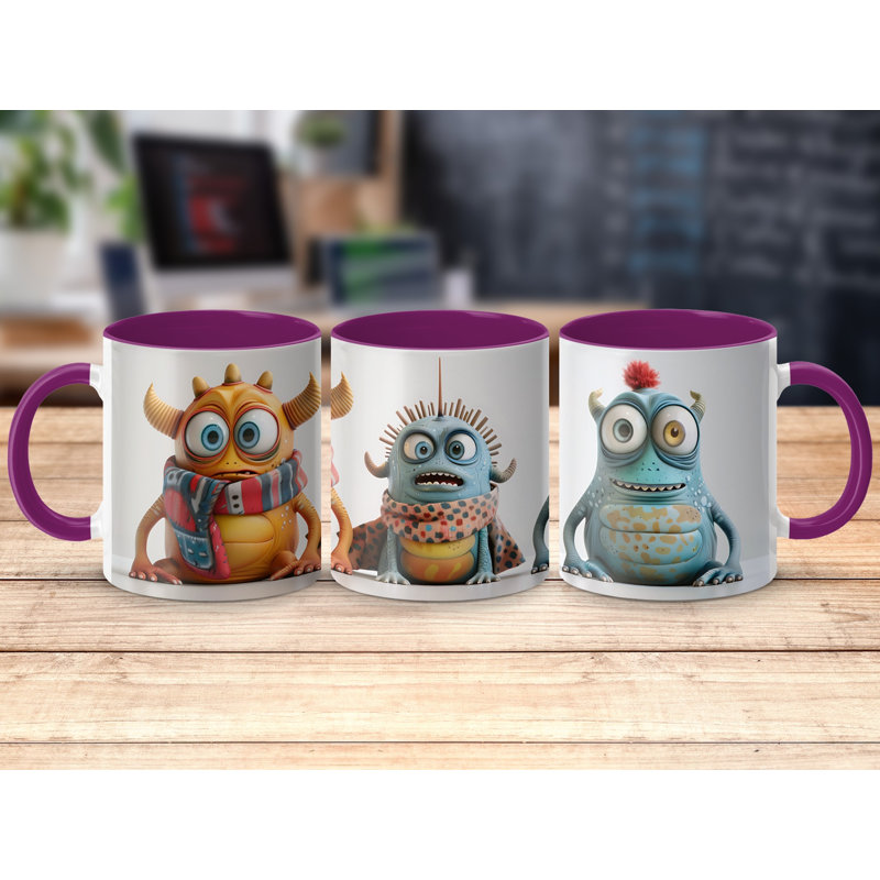 Ceramic Coffee Mug, Purple