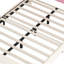 Lit princesse rembourré avec tête de lit couronne, lit plateforme double pour chambre de fille, durable et élégant-848087137-848087136