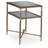 Alsafi Glass Top End Table