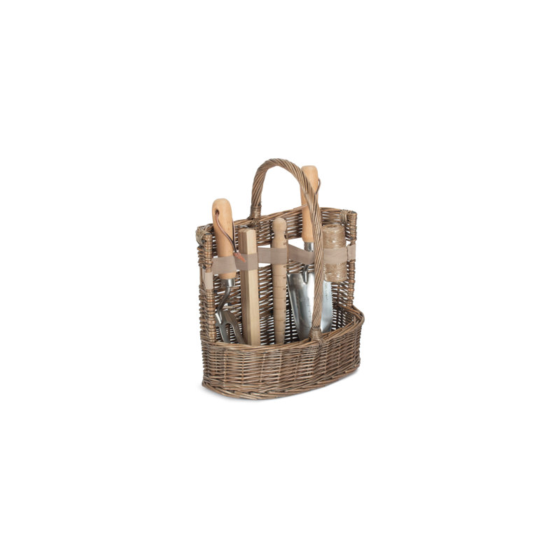 Deluxe Garden Tool Wicker Basket