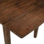 Ensembles de table de salle à manger en bois peu encombrants avec chaises, finition noyer moderne pour les petites cuisines