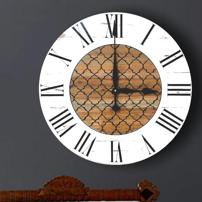 Horloge murale surdimensionnée Troxel, Grand