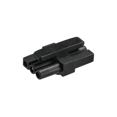Arza Select Undercabinet Light Accessory, End-to-End Connector, Black, 1.02"