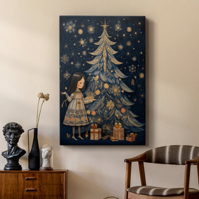 Christmas Holiday Art DCXLVI -Custom Wrapped Gallery Cavas