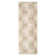 NICOLE MILLER NEW YORK Kendall Fluted Geo Handcrafted Wool Area Rug Taupe