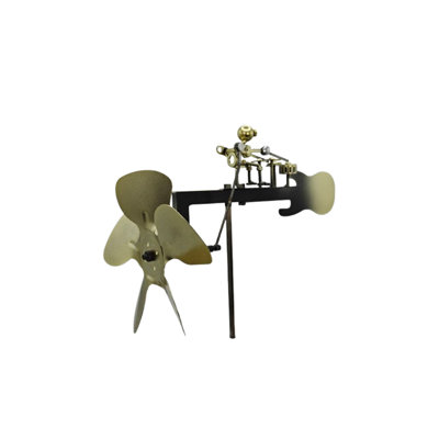 a windmill Handmade Metal Drummer Windmill Stainless Steel Wind Drummer Steampunk Percussionist Sculpture Garden Decoration Wind Vanes Outdoor Metal Art