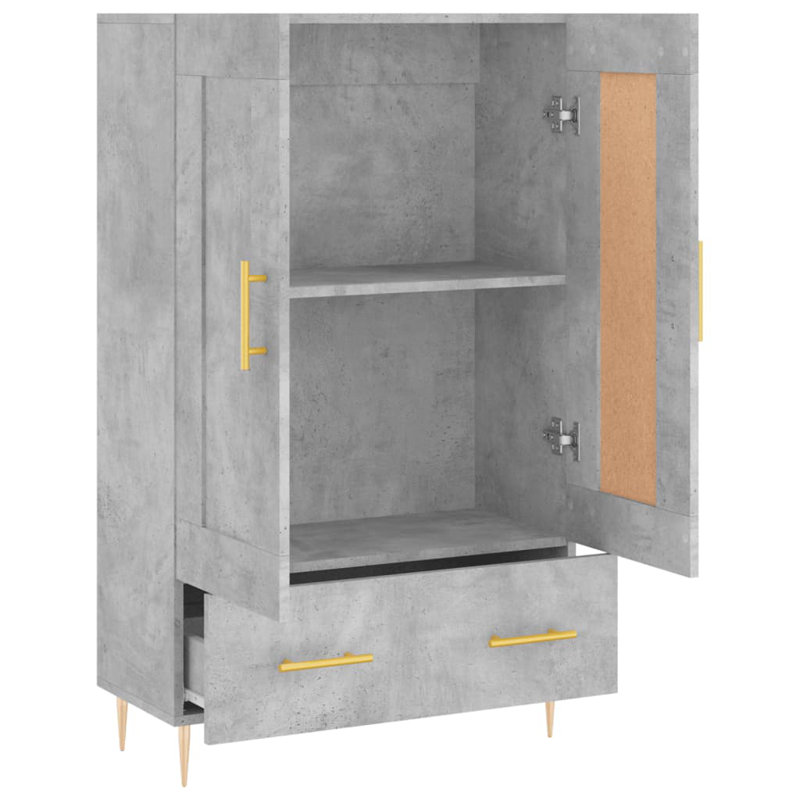 Vytis 69.5cm Sideboard, Concrete Grey