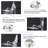 Rain Dual Shower Head 2.5 GPM GPM