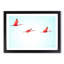Three Pink Flamingos - Picture Frame Painting Print-56733637-56733641