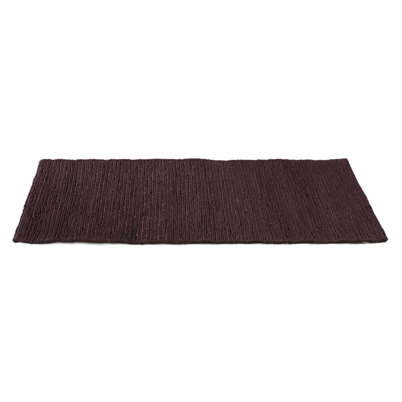 Solid Colour Jute / Sisal Area Rug, Rectangle 60 x 90cm