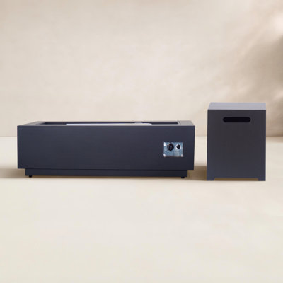 Anaka Aluminum Propane Outdoor Gas Fire Pit Table