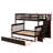 Fashionable Twin-Over-Full Bunk Bed With Trundle-1206371303