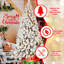 Arbre de Noël illuminé enneigé 6 pi-1449941602