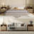 Curved Edge Rattan Drawer Nightstand With 2-Drawer And 1 Open Shelf Storage-1660308332-1651041085