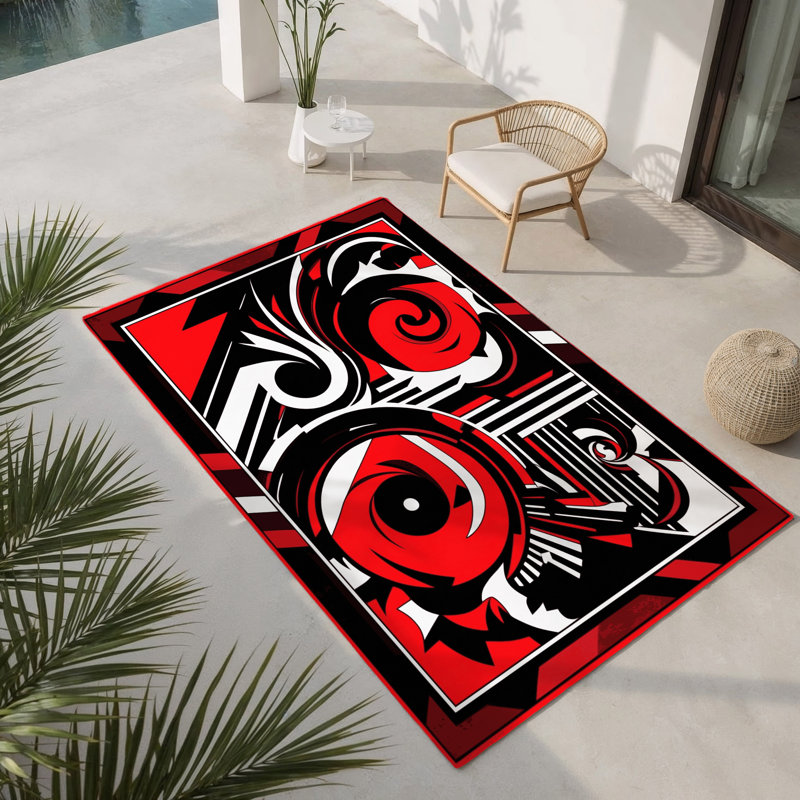 Tapis intérieur et extérieur Velvet Void, Rectangle 1 pi 6 po x 2 pi 6 po