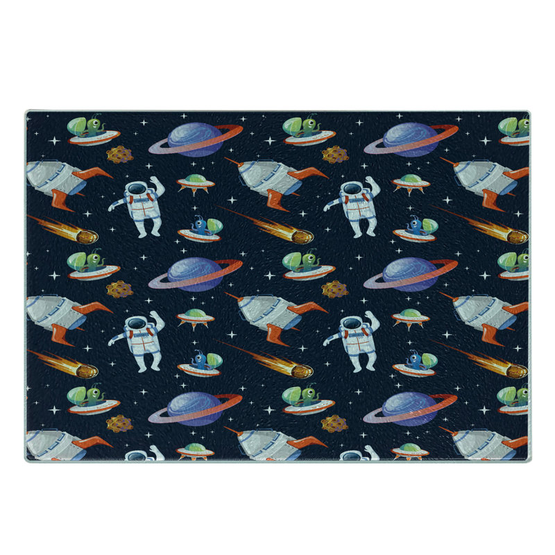 East Urban Home Glass Alien Cutting Board