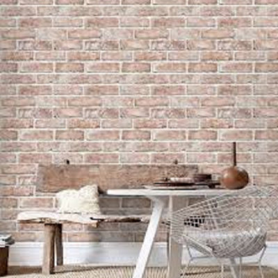 Elia 10.05m x 53cm Textured Wallpaper Roll