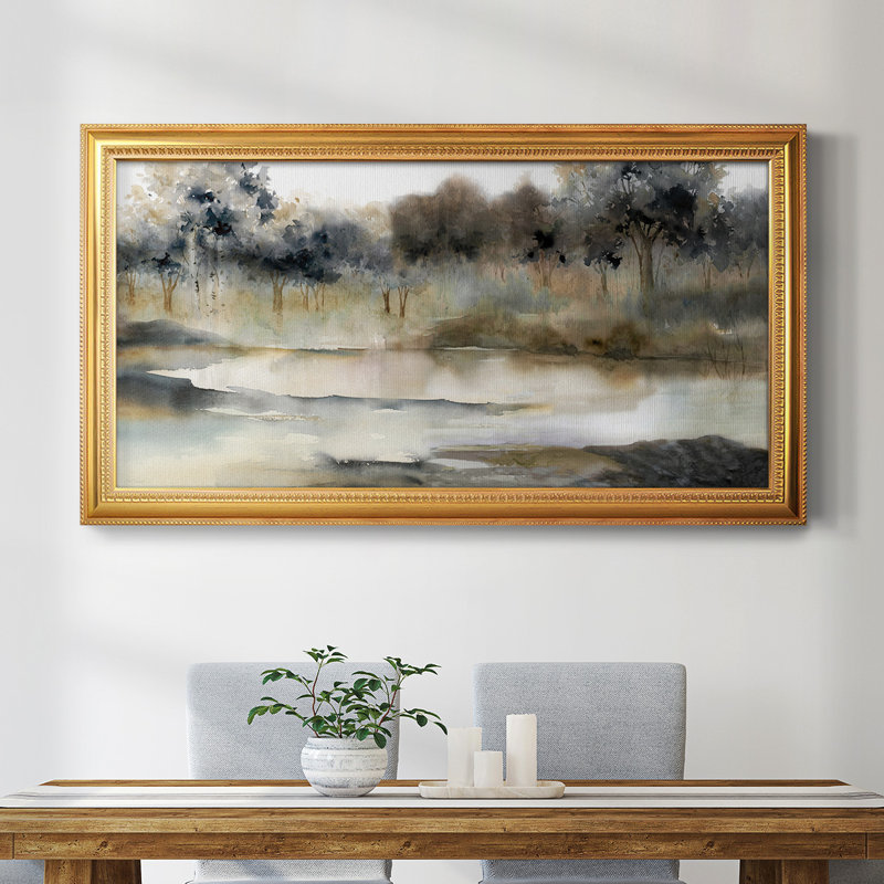 " Serene River ", 25" H x 45" W x 1" D