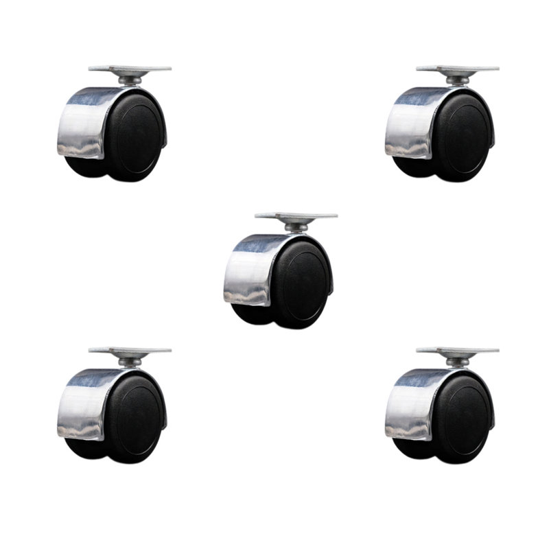 Ensemble de 5 roulettes pour 2 roulettes