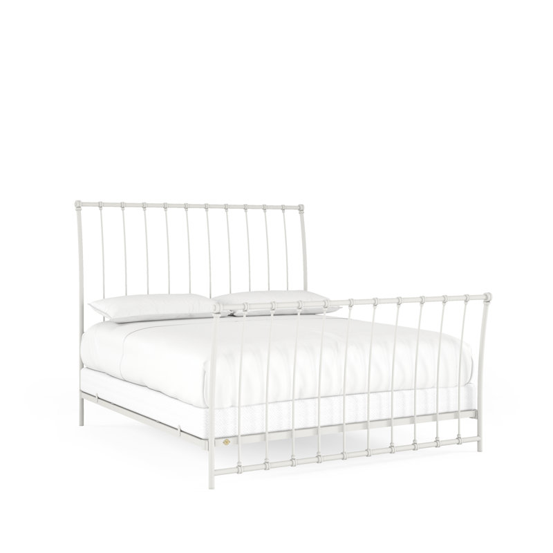 142 lit Altro | Traîneau complet, Blanc mat, Très grand lit