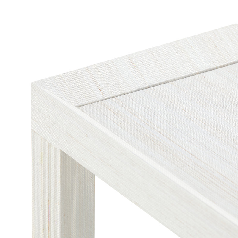 Martin Solid Wood End Table, Platinum Shimmer