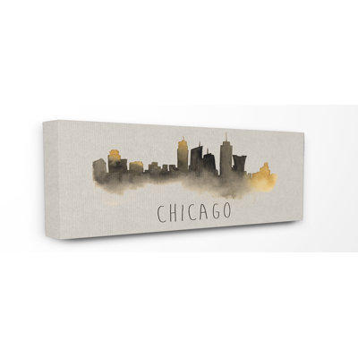 « chicago horizon silhouette », impression
