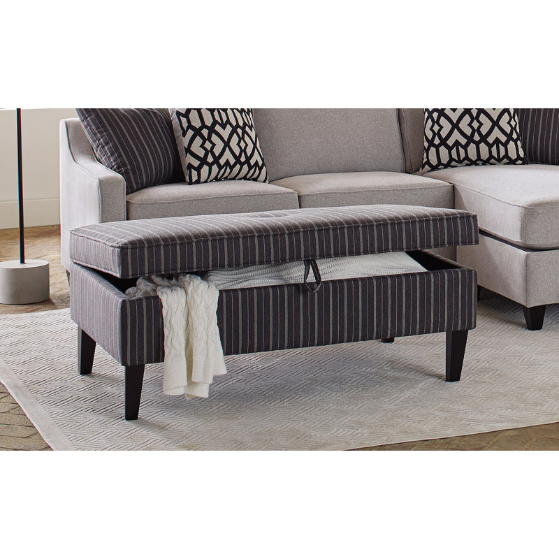 Repose-pieds rectangulaire avec rangement Kiany
