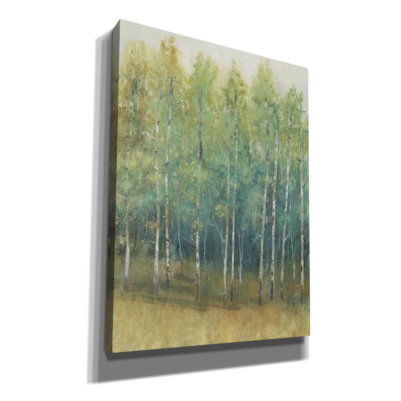 «Woodland Edge II» par Tim O'toole, art mural sur toile, H 54 po x l 40 po x P 1,5 po