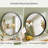 Round/Circle Vanity Mirror with Aluminum Alloy Frame, HD Tempered Glass, French Cleat Mounted Wall Decor Bathroom Vanity Mirror-394281661-394281663