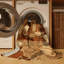 Tapis oriental Braylen classique lavable à la machine en brun - Reliure brun clair-2031567193