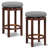 Swivel Counter Stool with Solid Wood Frame