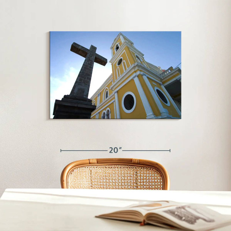 Cathédrale de Nicci, Grenade, Nicaragua, H 16 po x l 24 po