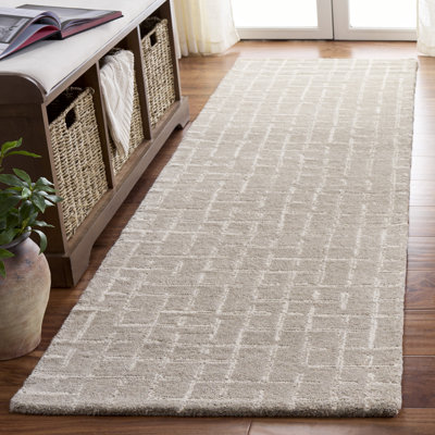 Tapis d'intérieur en laine touffeté à la main Ebony