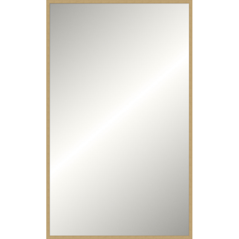 Miroir Natural Pinebridge, Non biseauté, Rectangle 89,75 po x 49,75 po