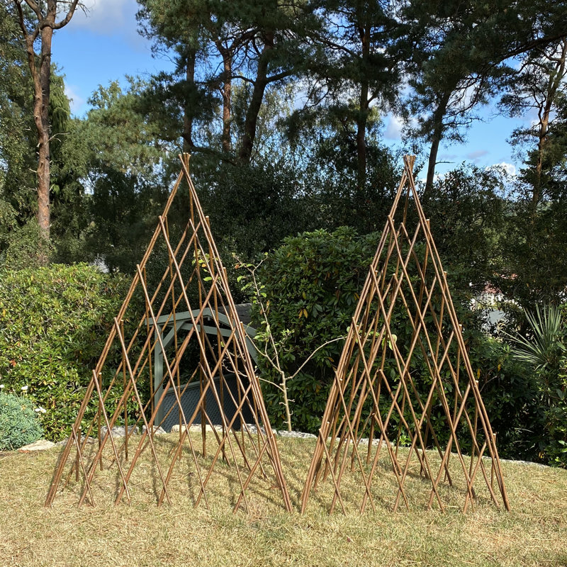 Alitzah Wood Expanding Trellis, 120"H x 35" W x 35" D