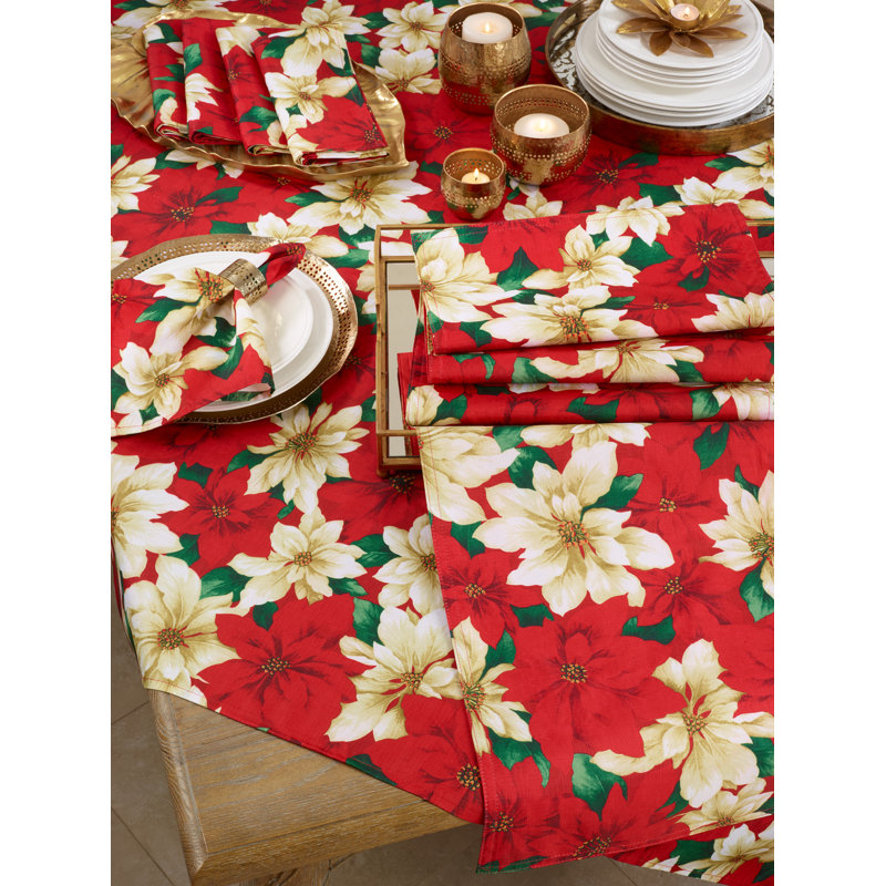 Chemin de table poinsettia Jenkintown, L 72 po x l 16 po