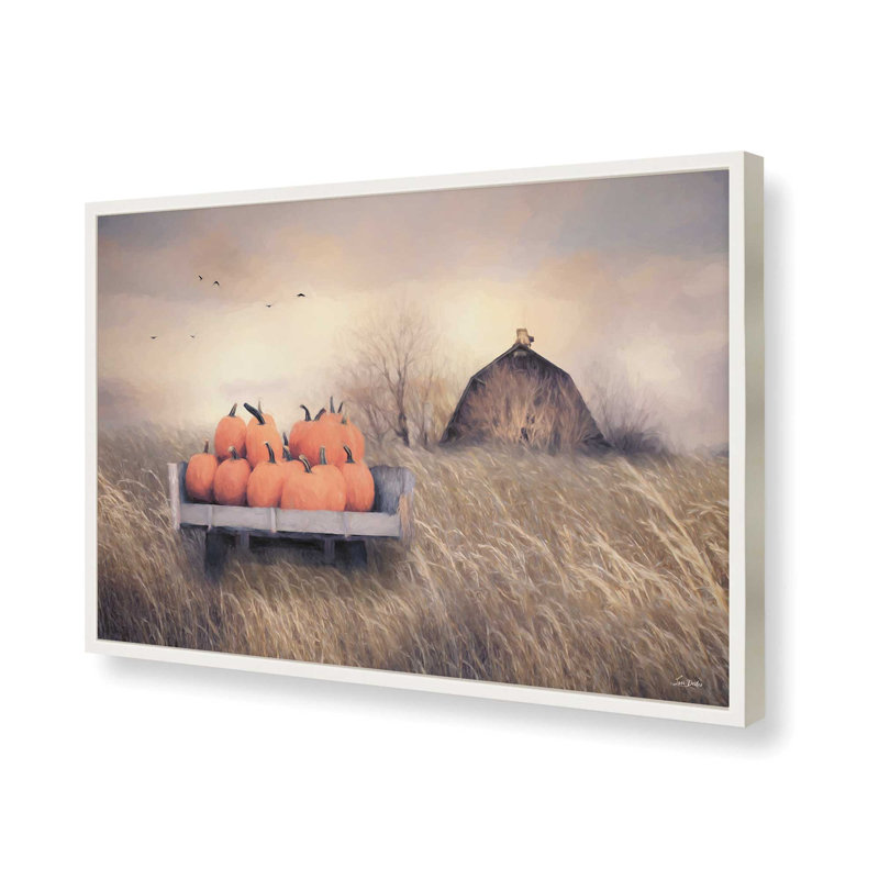 «Autumn Haul I» par Lori Deiter, reproduction d'art, L 18 po x H 12 po, Blanc, Impression encadrée