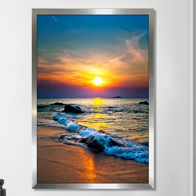 « coucher de soleil splendor 3 », reproduction de photo encadrée, H 51,5 po x l 35,5 po x P 0,75 po