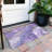 Machine Washable Indoor/Outdoor Xhevrie Lavender Rug-30633851
