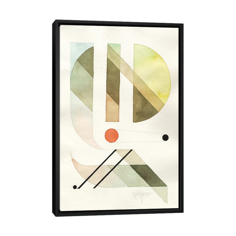 « openspaces xxxiii », reproduction sur toile, H 26 po x l 18 po x P 1,5 po, Toile avec cadre noir, Pas de tapis