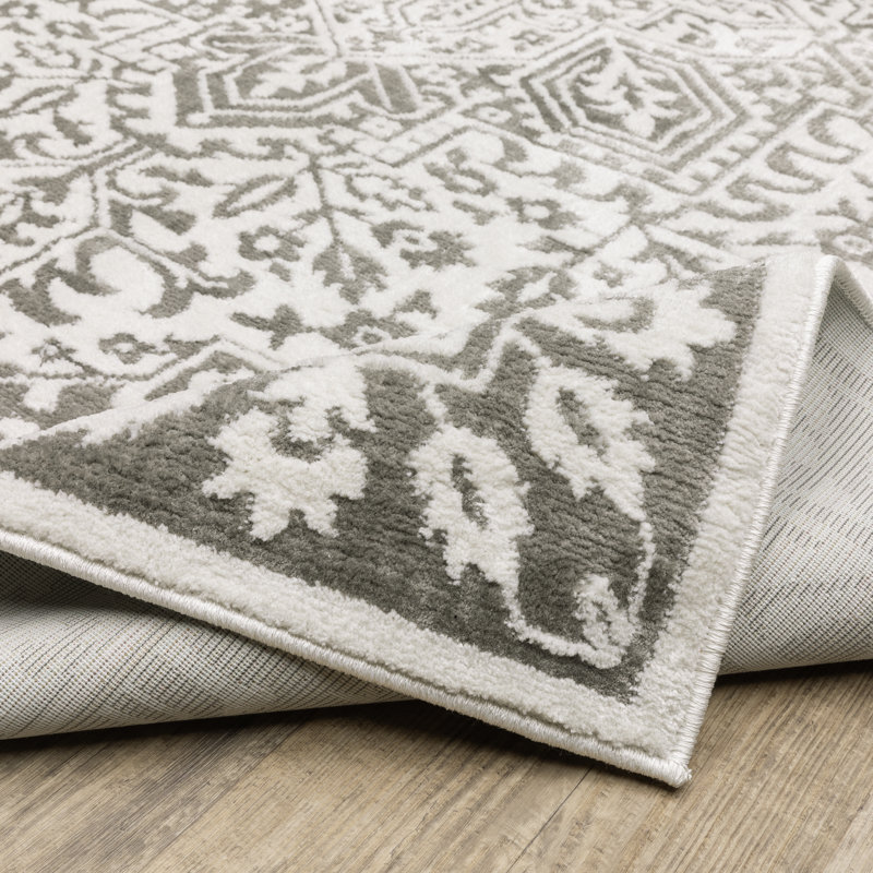 Oriental Indoor Rug, Rectangle 6'7" x 9'6"