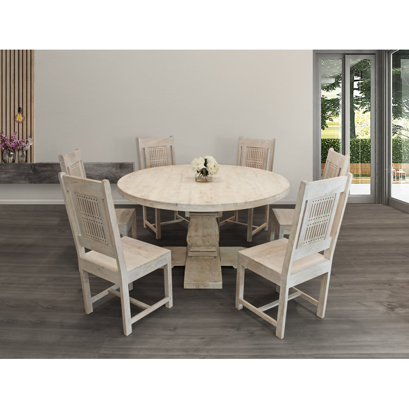 Aryhanna Round Solid Wood Dining Table