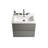 Wall Mount Bathroom Vanity With Ceramic Sink With Three Faucet Holes-1044512816