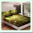 Sunset Daisy Dreams Full Size Fitted Sheet - Trippy Fairy Tale Nature Bedding Set